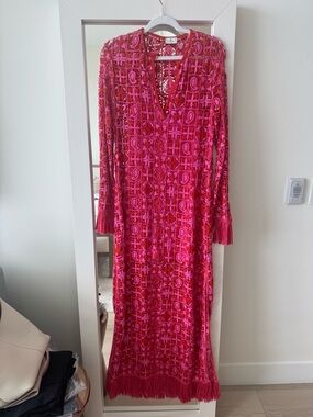 Etro Crochet Long Fringe Dress